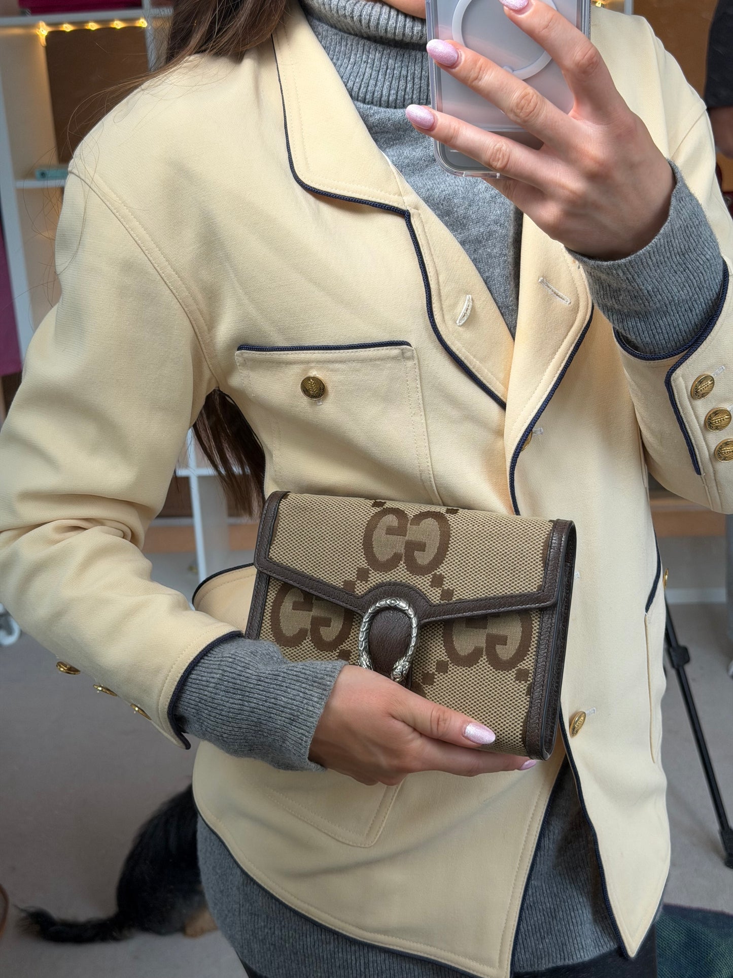Beige Canvas/Leather Dionysus