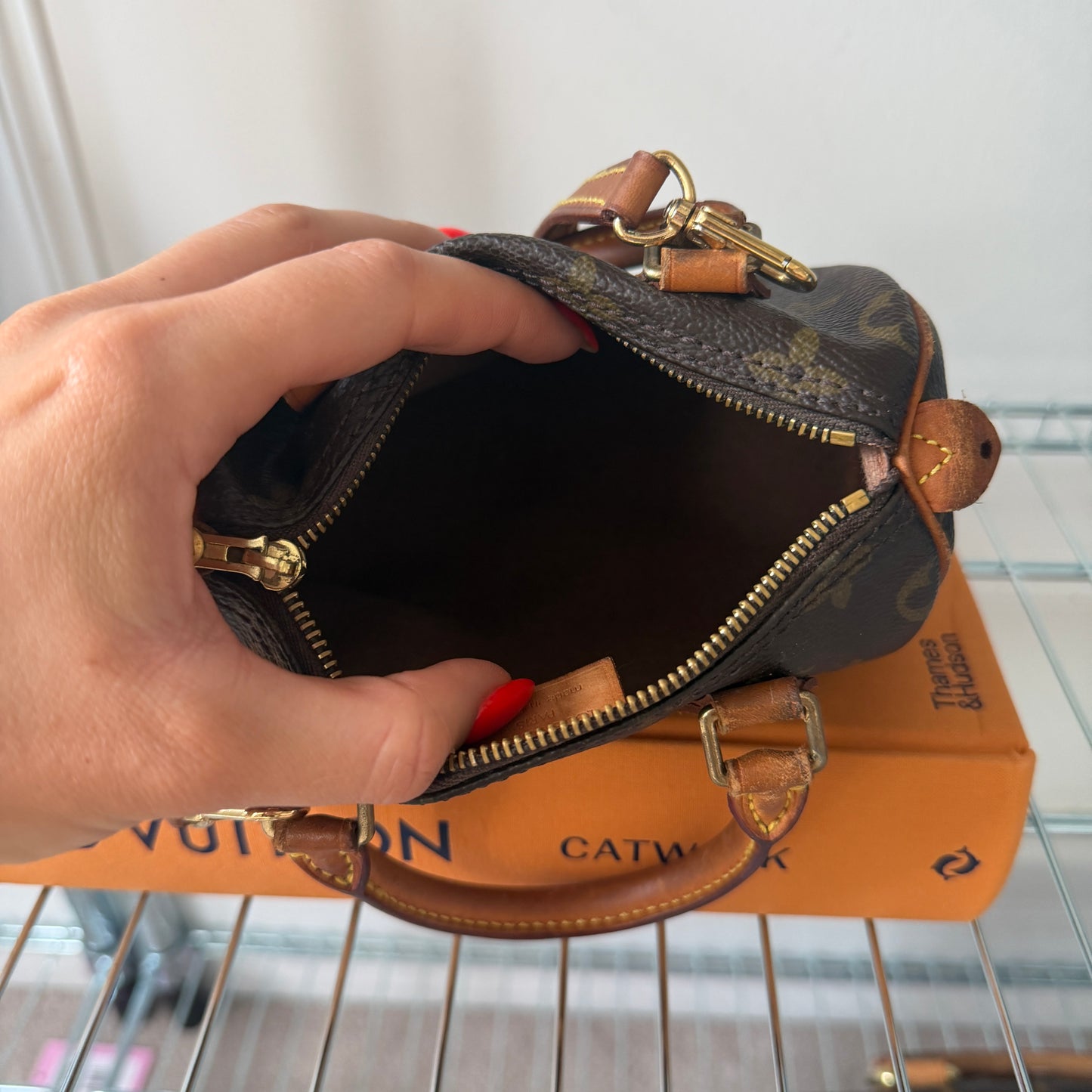 Pre-Owned LV Monogram Canvas Nano Speedy