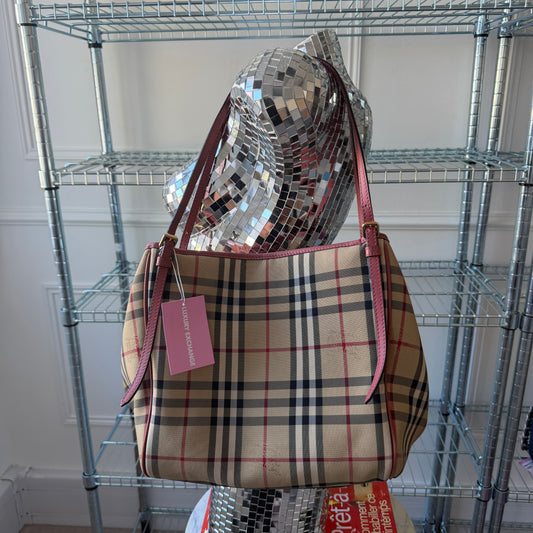 Pre-Owned Novacheck Coated Canvas Shoulder Bag