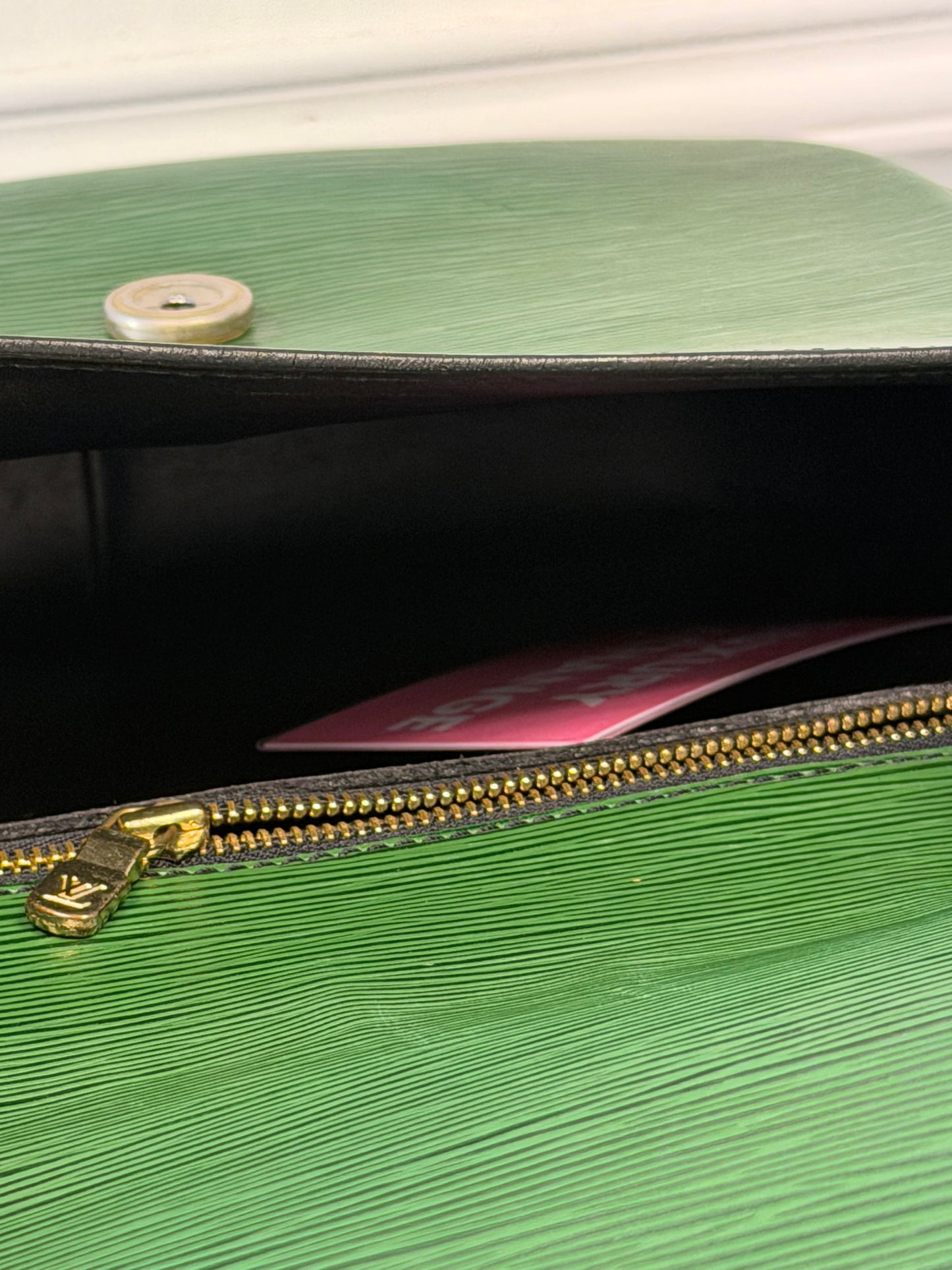 Pre-Owned Green Epileather Saint Cloud GM