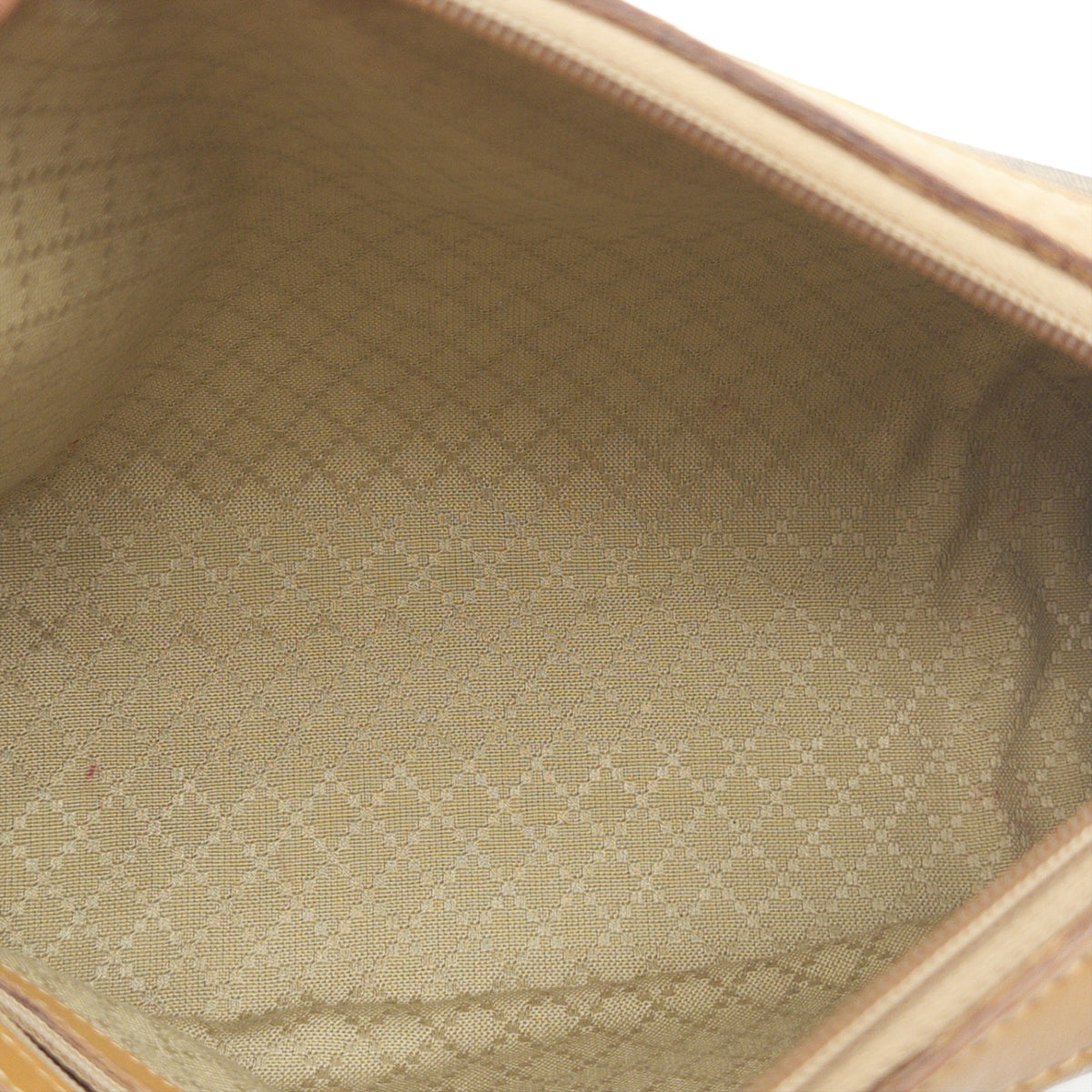 Pre-Owned Beige Micro GG Coated Canvas Crossbody Bag