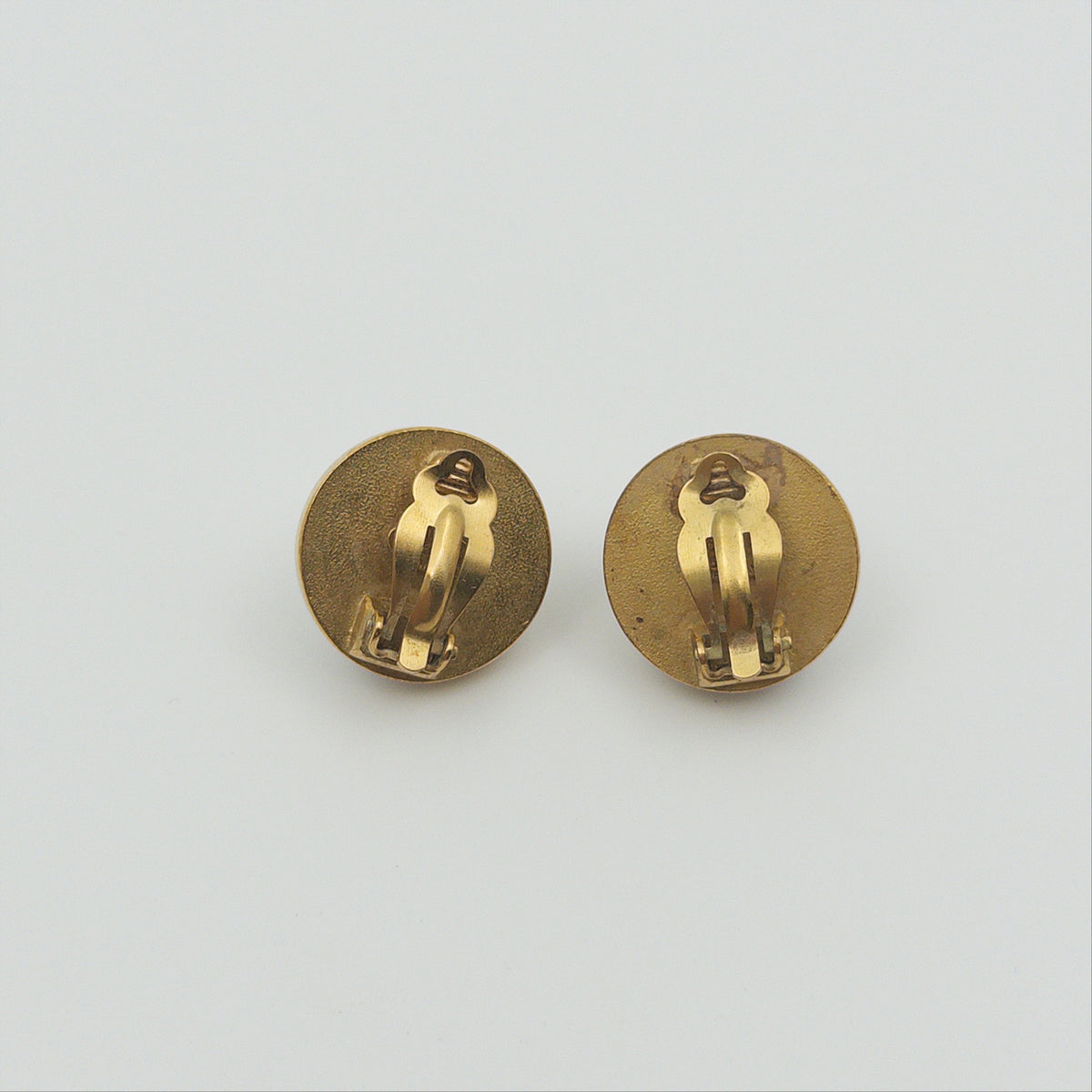Pre-Owned Pearl CC Gold-Plated Earrings