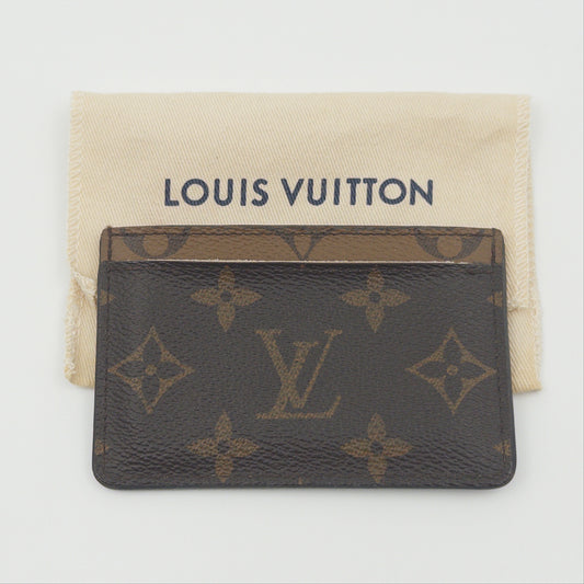 Pre-Owned LV Monogram Canvas Cardholder