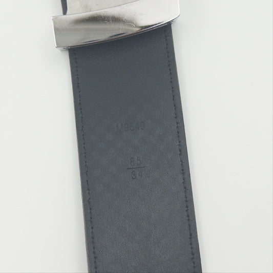 Pre-Owned Olive Green Leather Belt (85)
