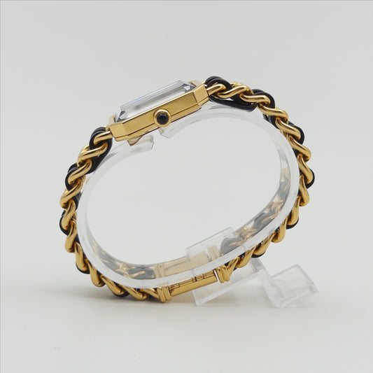 Black Dial Gold-Plated Premiere Watch