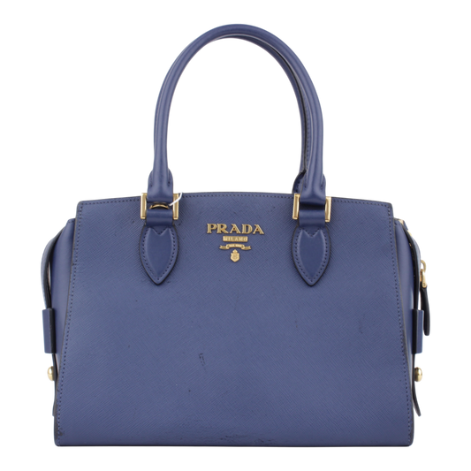 Saffiano & Calf Leather Tote