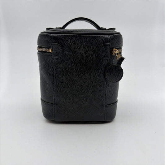 Pre-Owned Black Caviar Leather Vanity