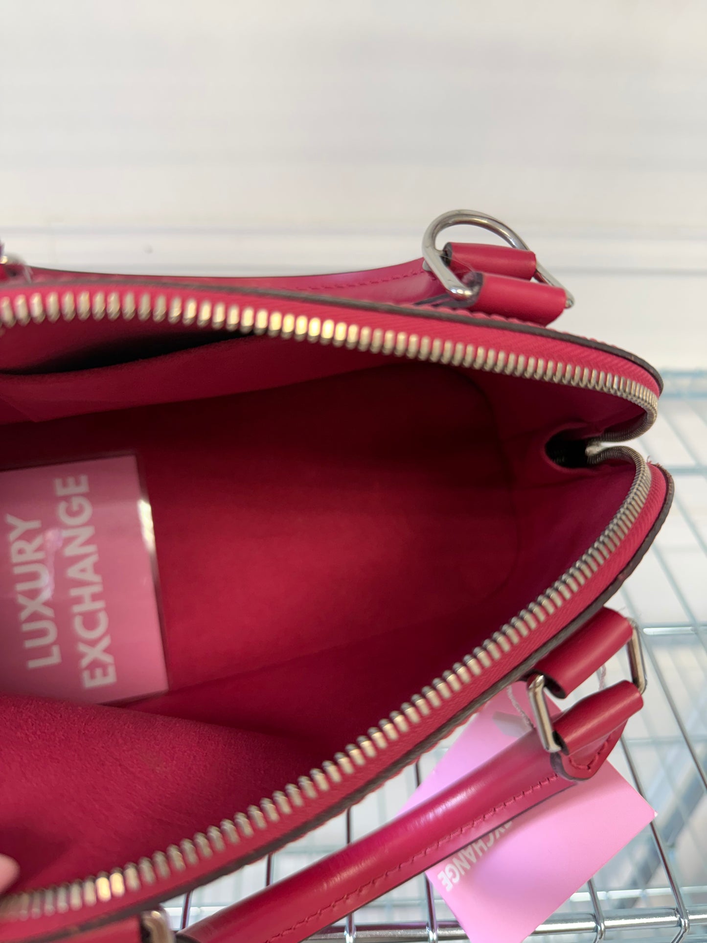 Pre-Owned Pink Epileather Alma BB