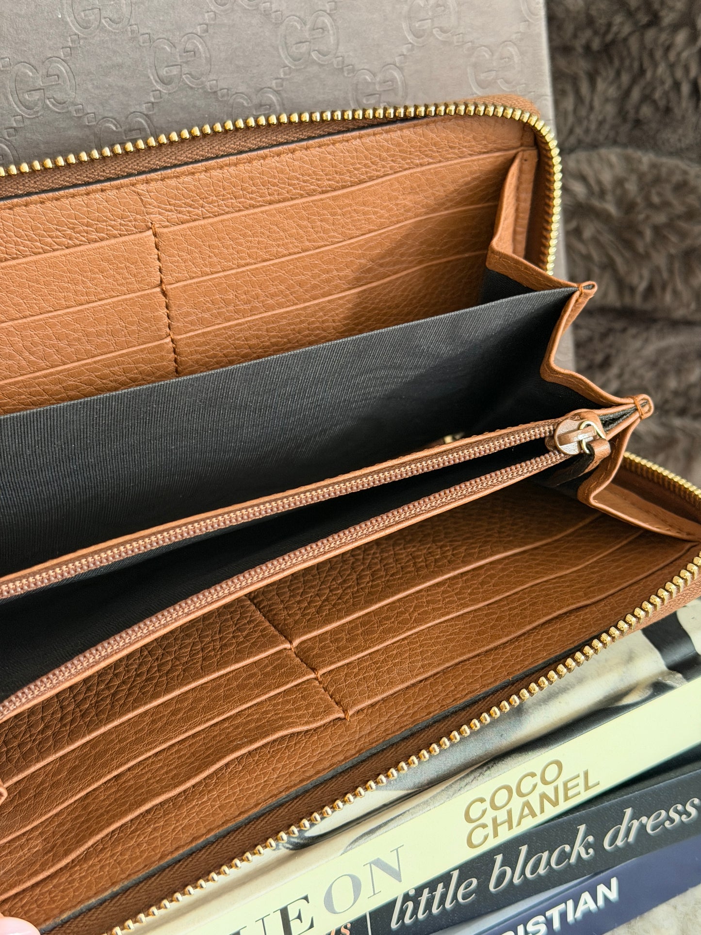 Pre-Owned Brown Soho Leather Wallet