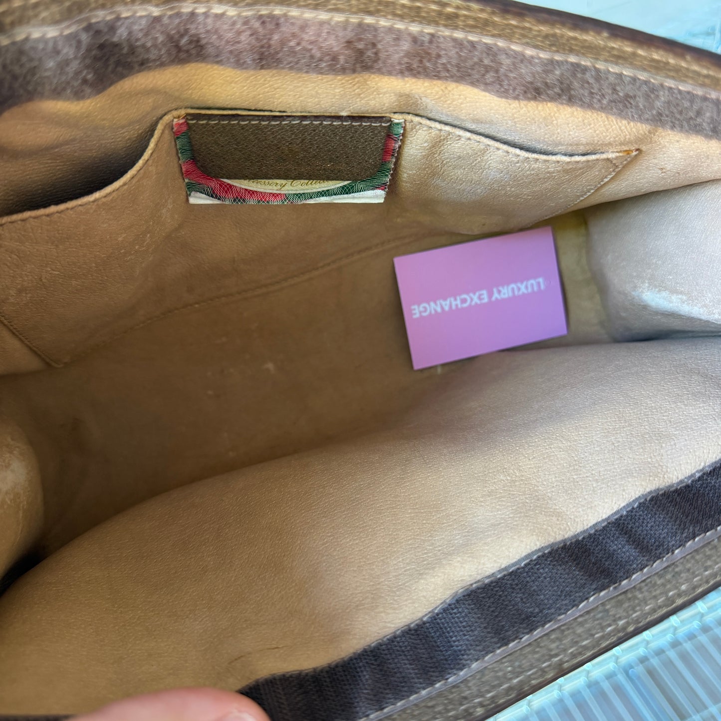 Pre-Owned GG Supreme Coated Canvas Clutch Bag