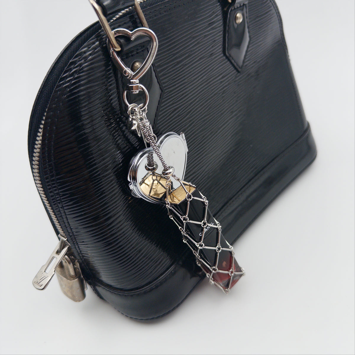 Silver Lipstick Holder