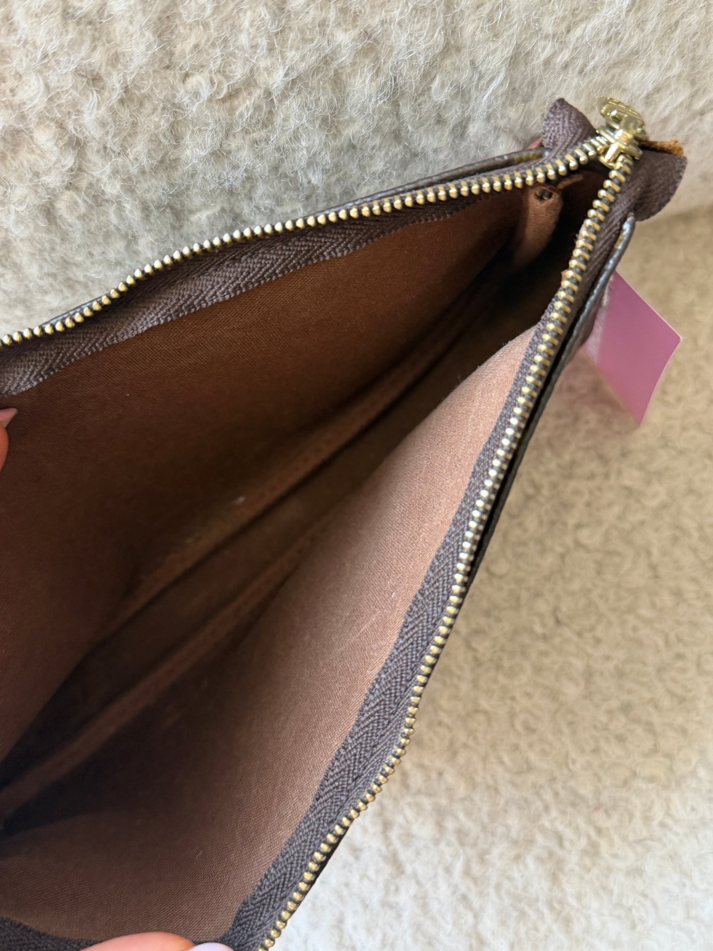 Pre-Owned LV Monogram Canvas Pochette Accessoires Shoulder Bag