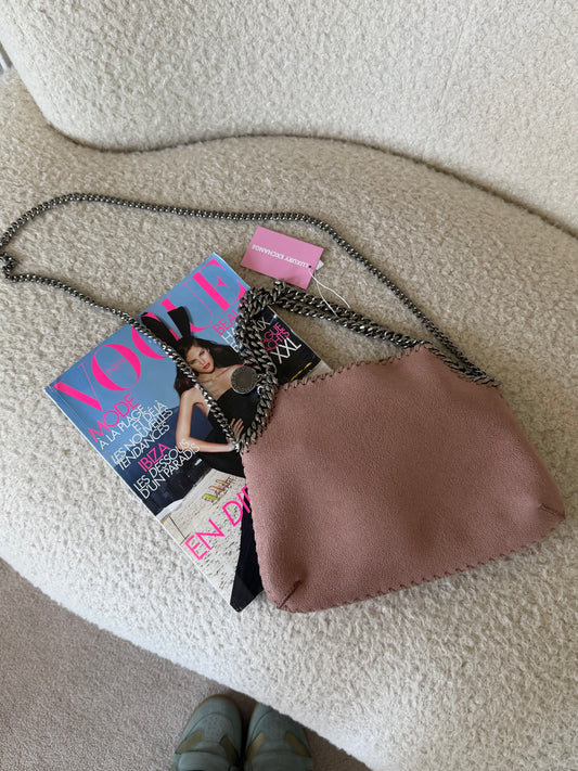 Pre-Owned Pink Crossbody Handbag