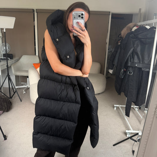 Pre-Owned Black Polyamide Jacket (UK6)