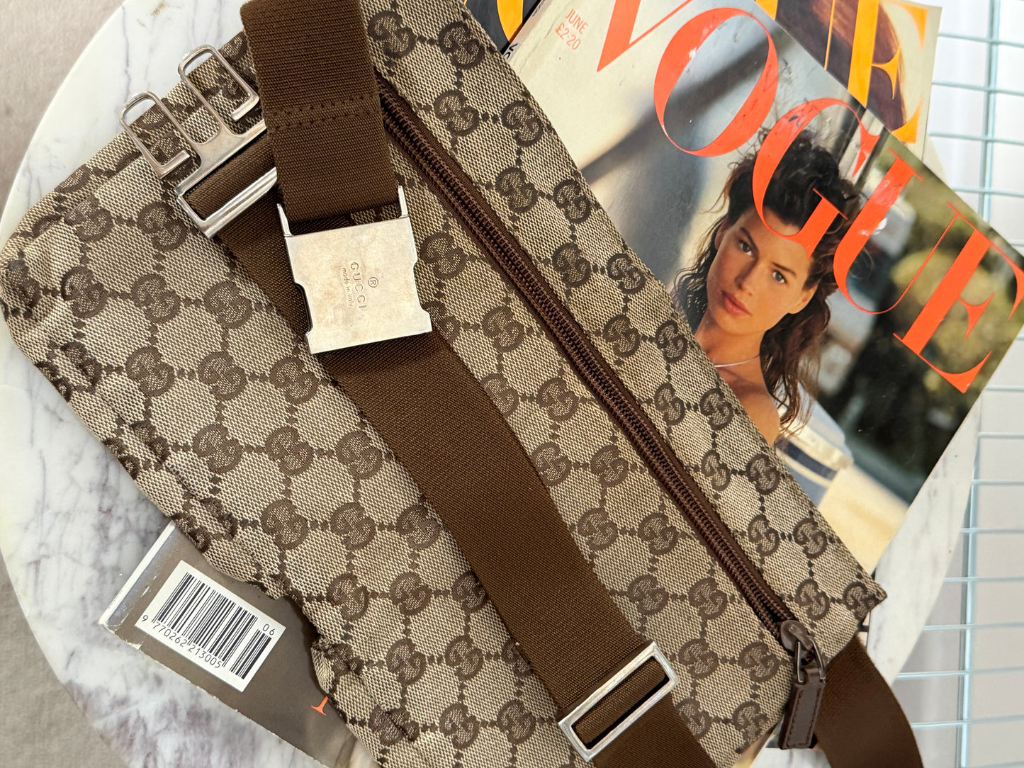 Pre-Owned GG Canvas/Leather Bum Bag
