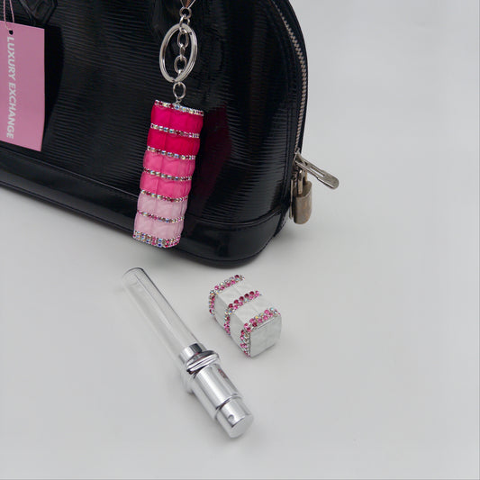 Pink Perfume Bag Charm