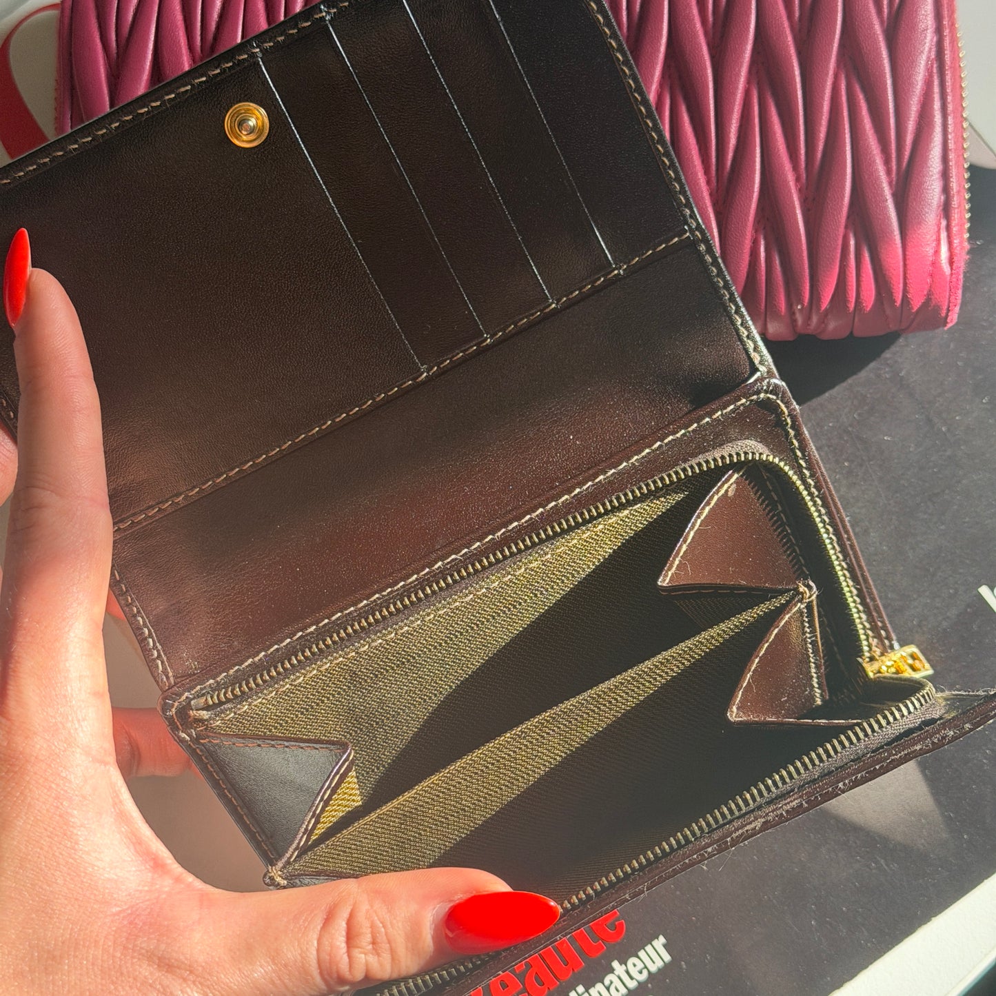 Pre-Owned Zucca Canvas Wallet