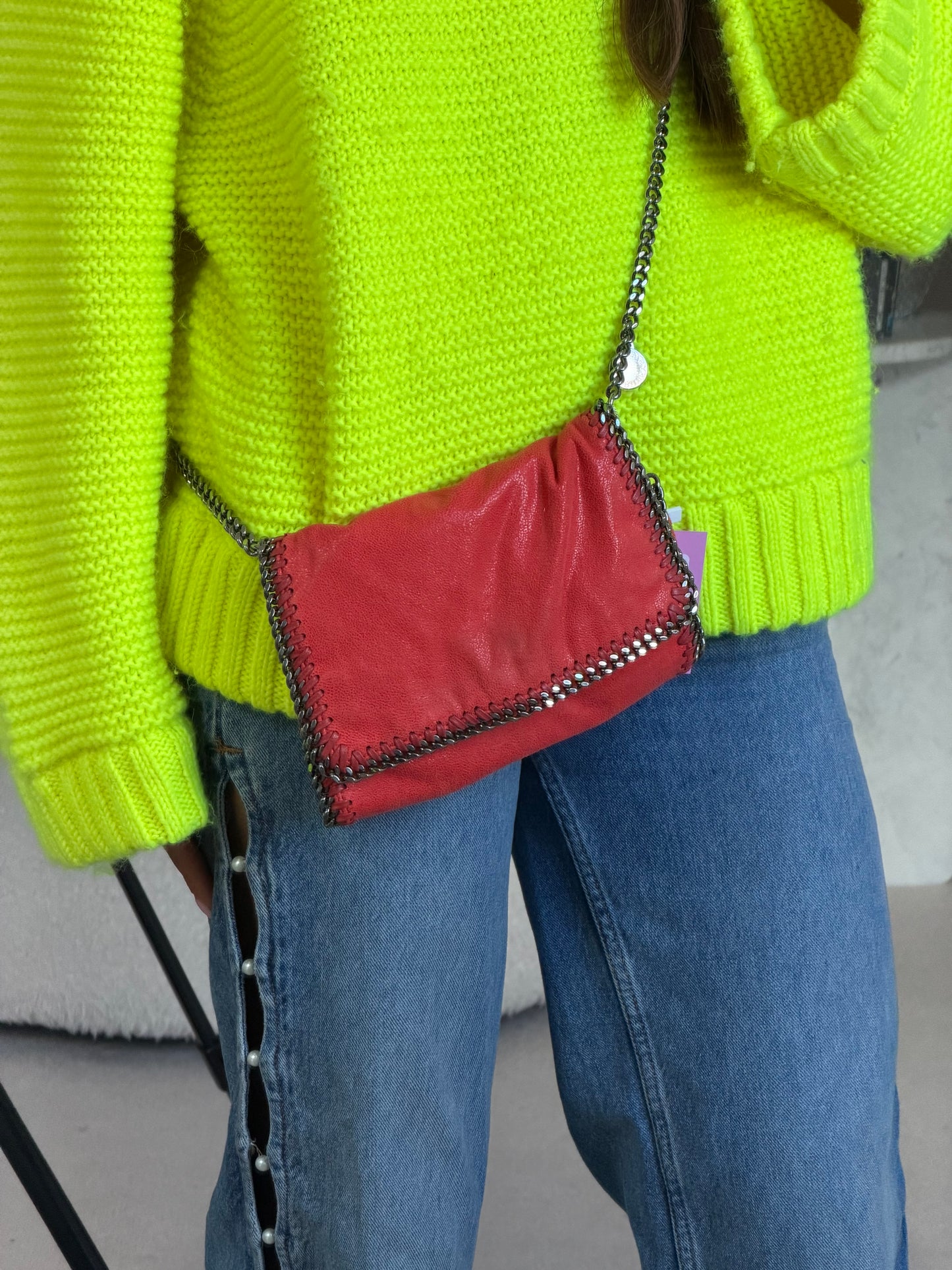 Pre-Owned Red Crossbody Handbag