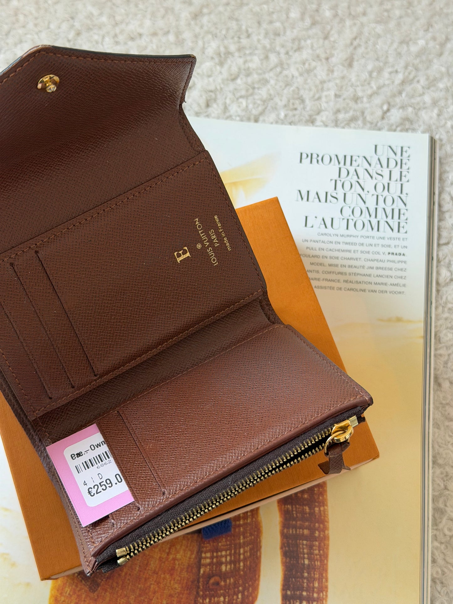 Pre-Owned LV Monogram Coated Canvas Wallet