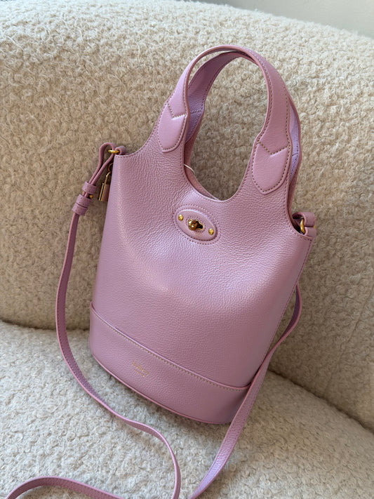Purple Leather Handbag