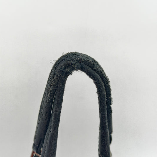 Pre-Owned Black Nylon Shoulder Bag