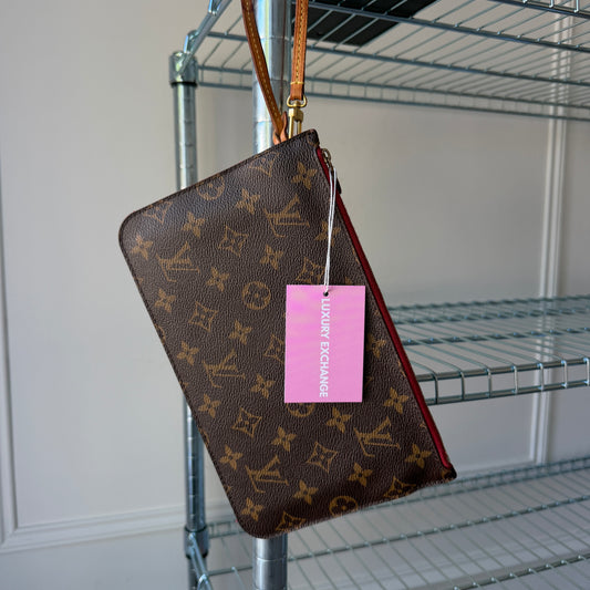 Pre-Owned LV Monogram Canvas Neverfull Pochette Bag