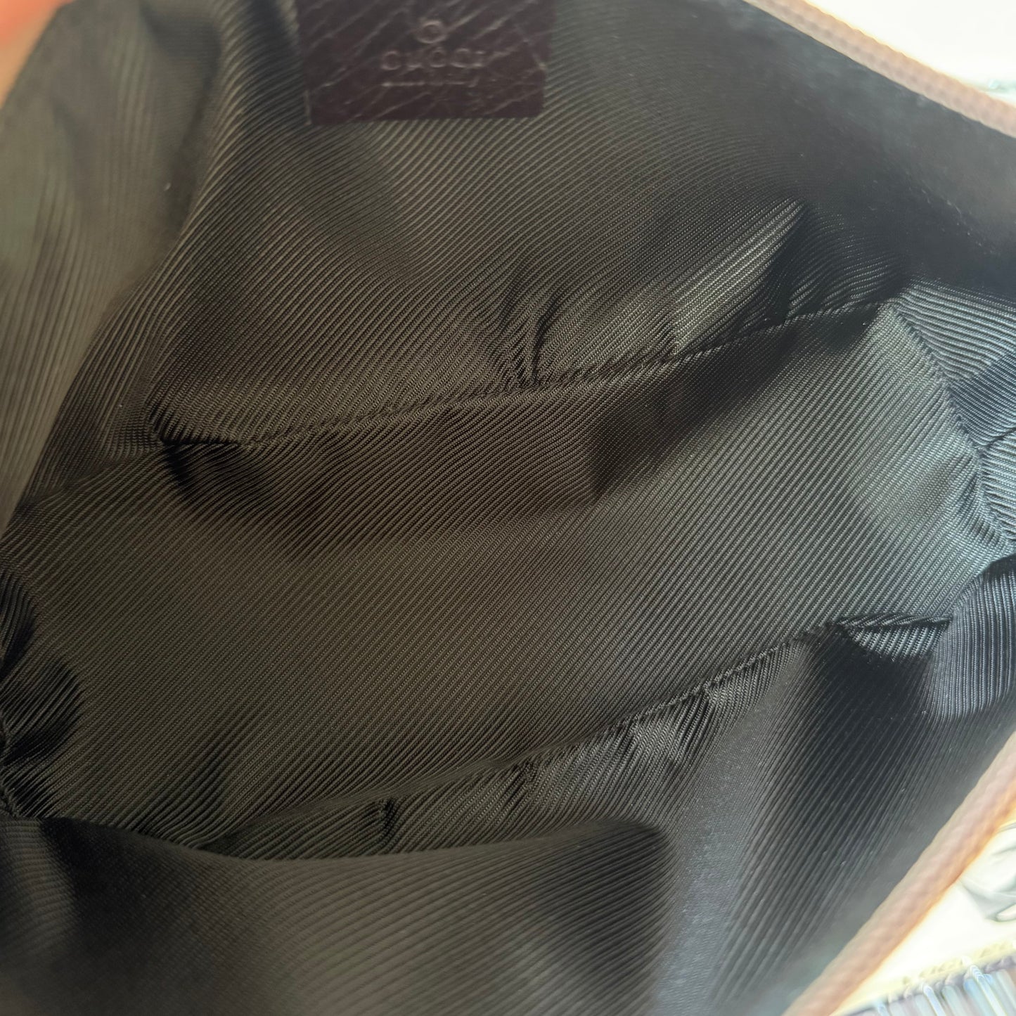 Pre-Owned Beige GG Canvas Boat Bag