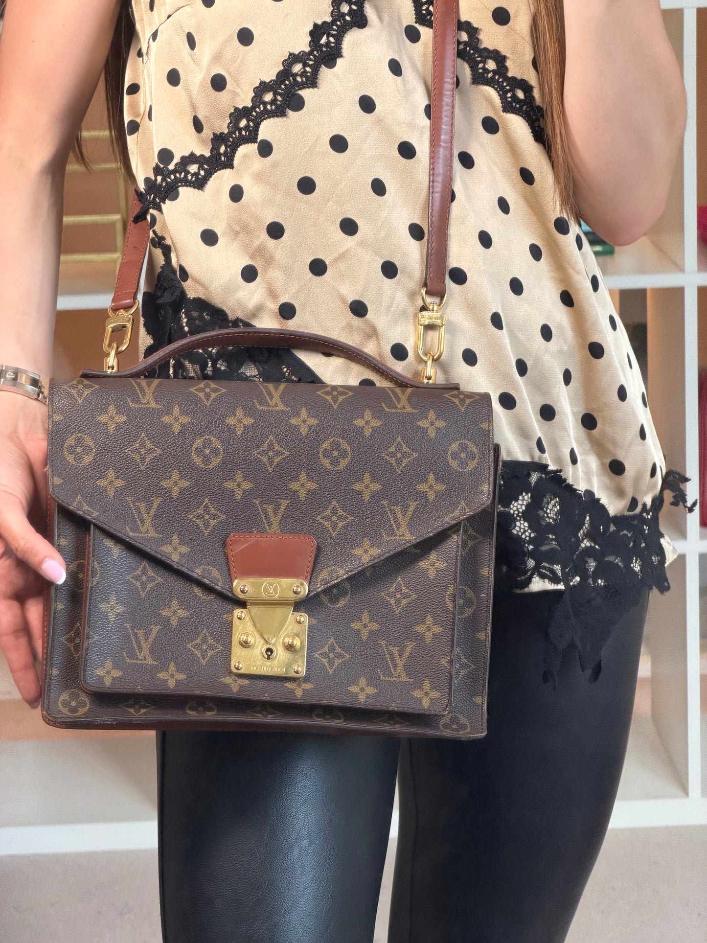 Monogram Canvas Monceau GM Pre-Owned
