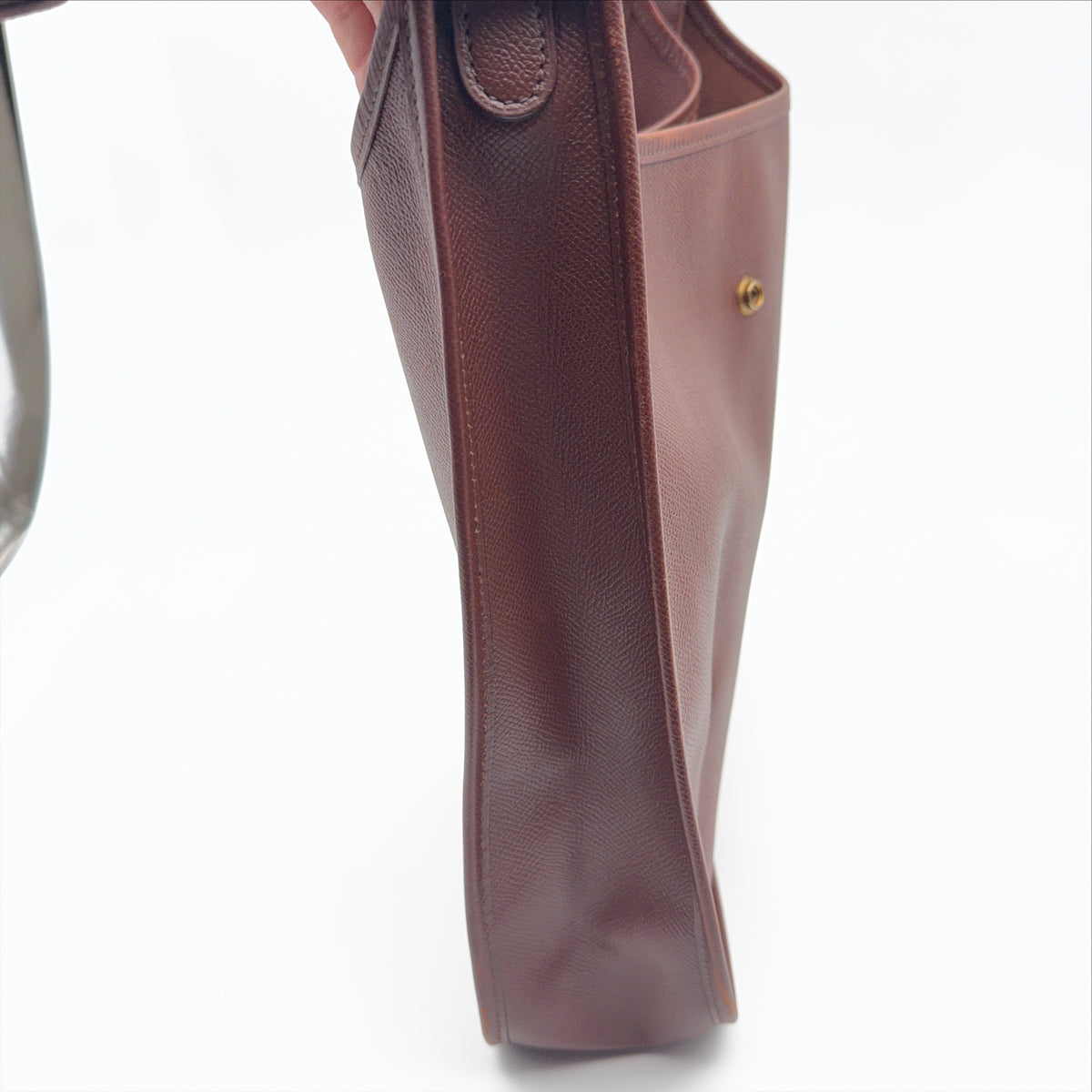 Pre-Owned Brown Epsom Leather Evelyne