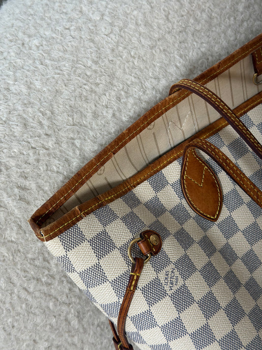 Pre-Owned Damier Azur Coated Canvas Neverfull MM