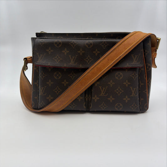 Pre-Owned LV Monogram Monogram Canvas/Vachetta Leather Handbag