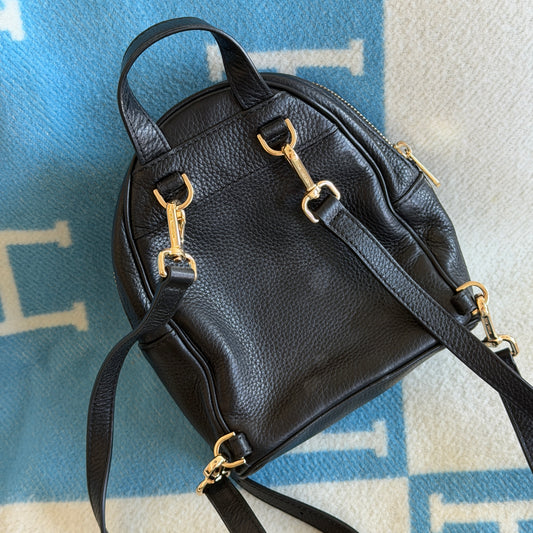 Black Mini Backpack