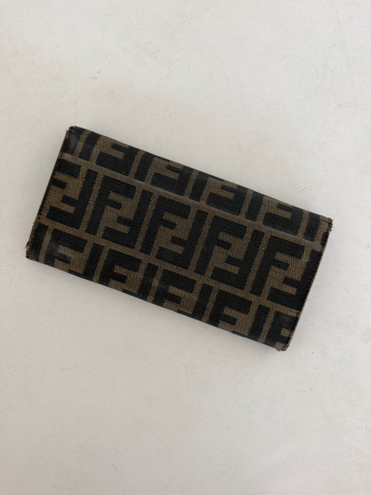 Pre-Owned Brown Zucca Canvas Wallet