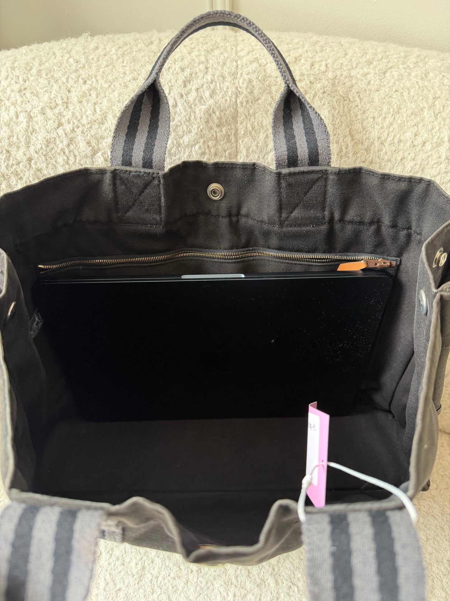Black Fourre Tout Tote Bag - Pre-Owned