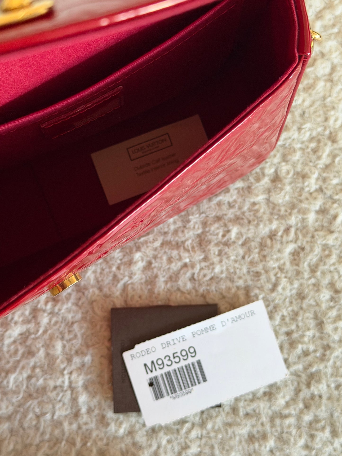 Pre-Owned Pomme D'amour Monogram Vernis Leather Handbag