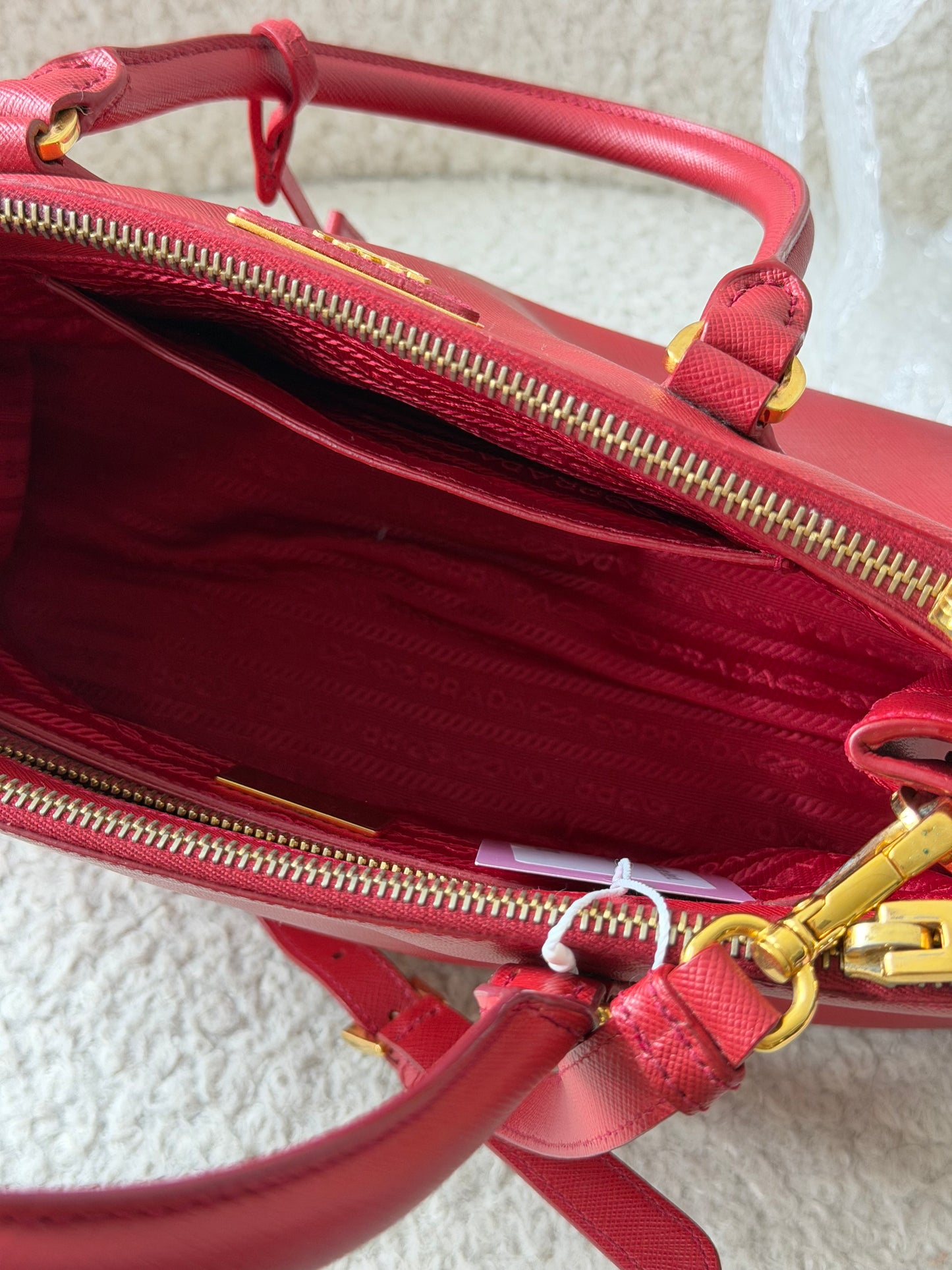 Red Saffiano Leather Galleria Medium - Pre-Owned