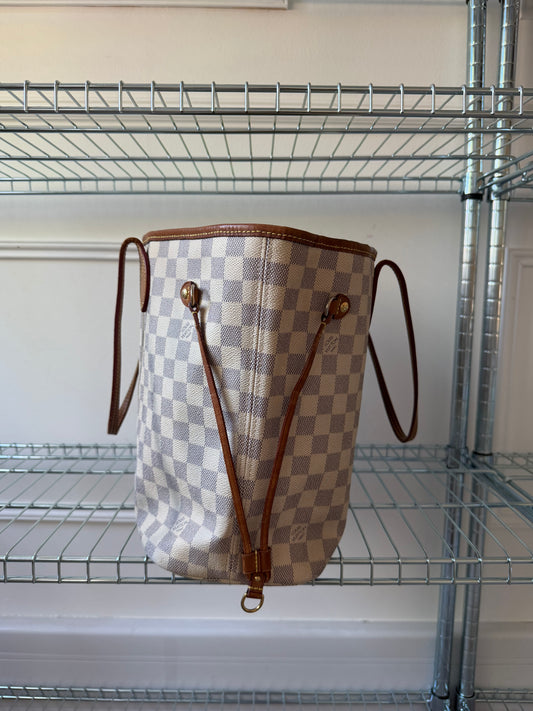 Pre-Owned Damier Azur Canvas Neverfull MM