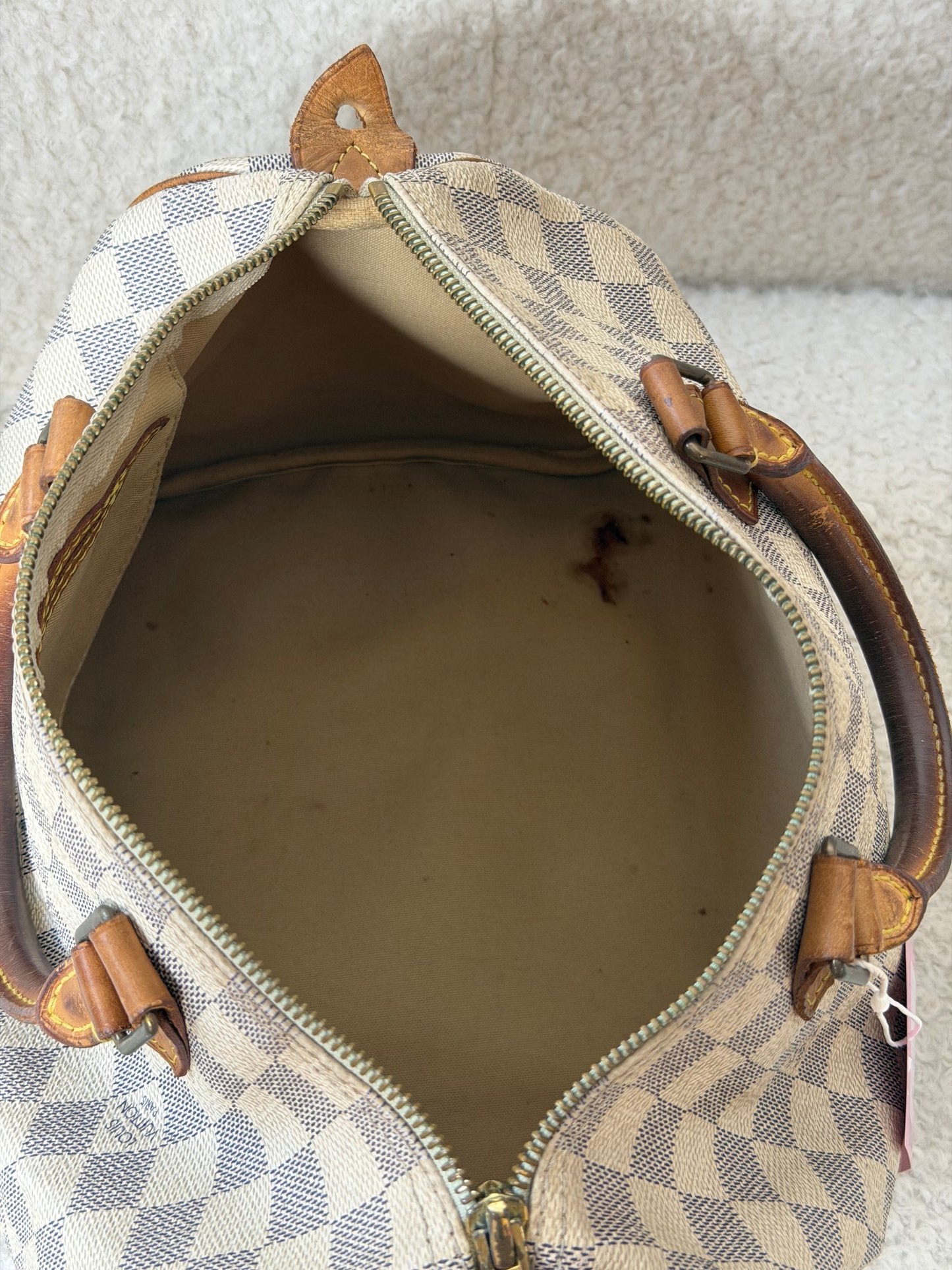 Pre-Owned Damier Azur Canvas Speedy 30