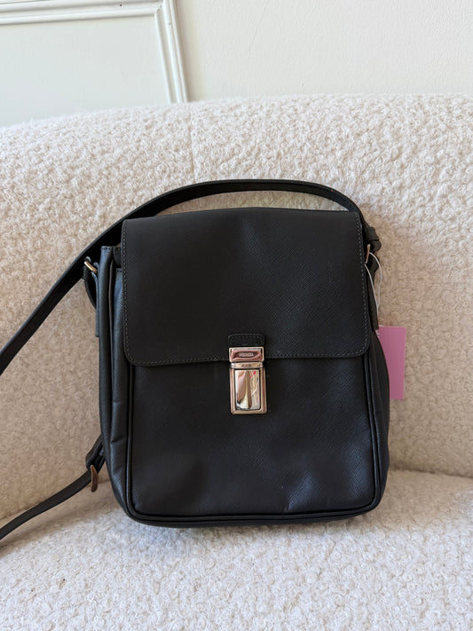 Black Saffiano Leather Bag