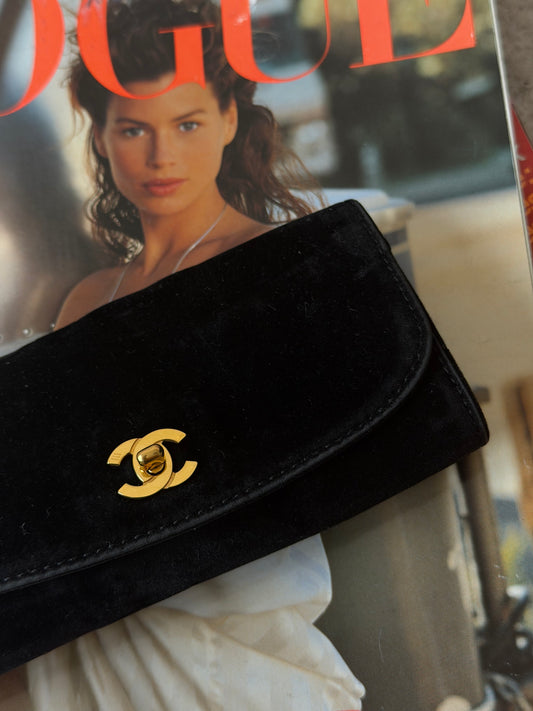 Pre-Owned Black Velvet Jewellery Case