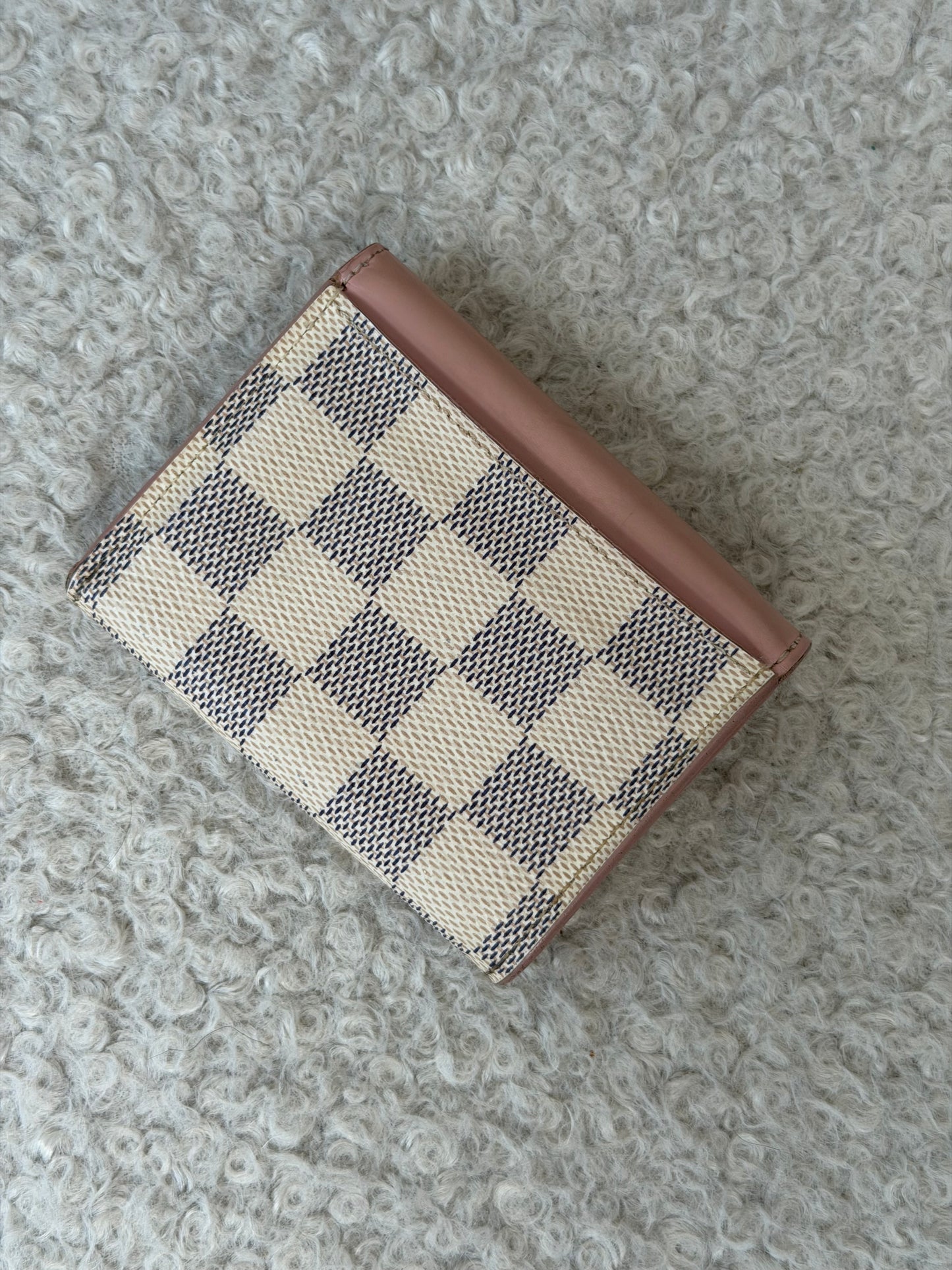 Pre-Owned Damier Azur Canvas Victorine Wallet