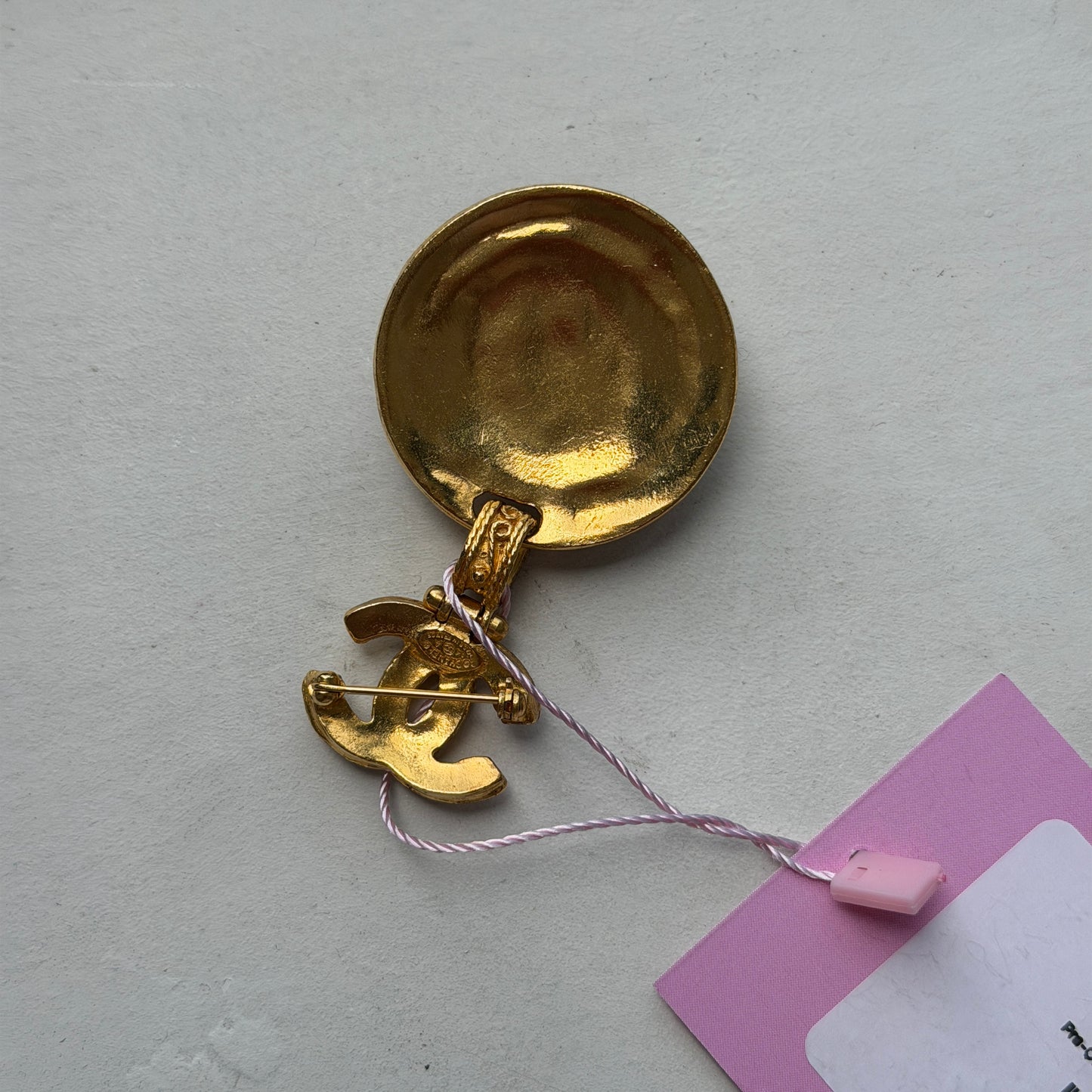 Pre-Owned Gold-Plated Brooch