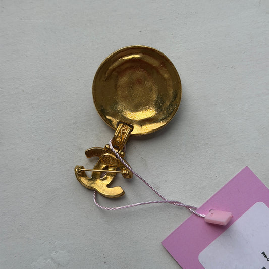 Pre-Owned Gold-Plated Brooch