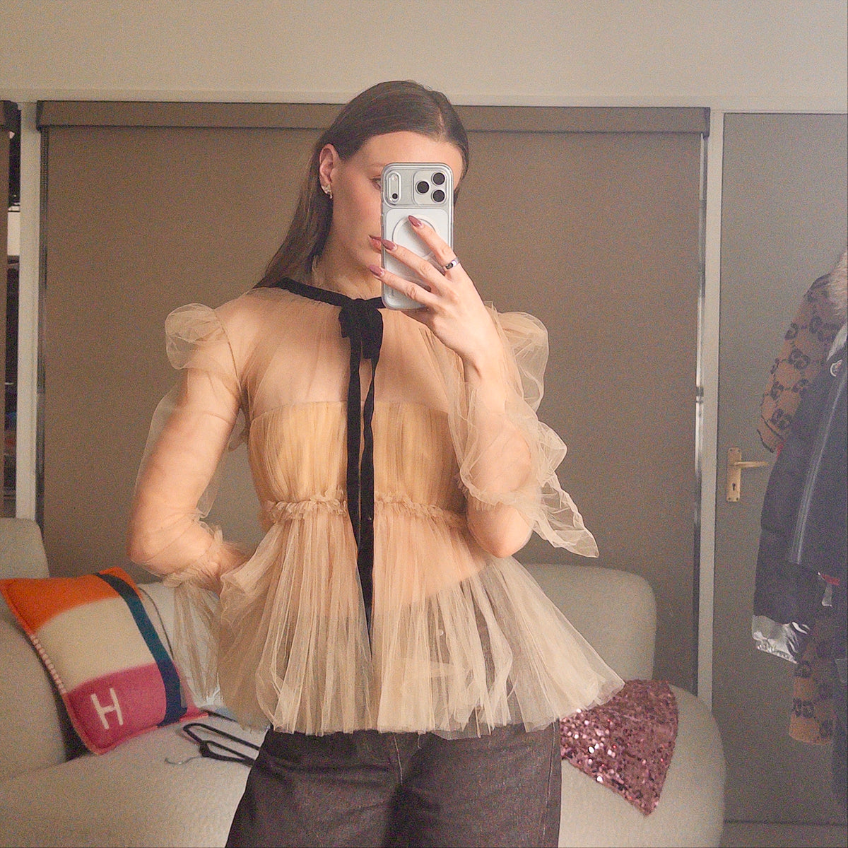 Pre-Owned Tan Top (6)