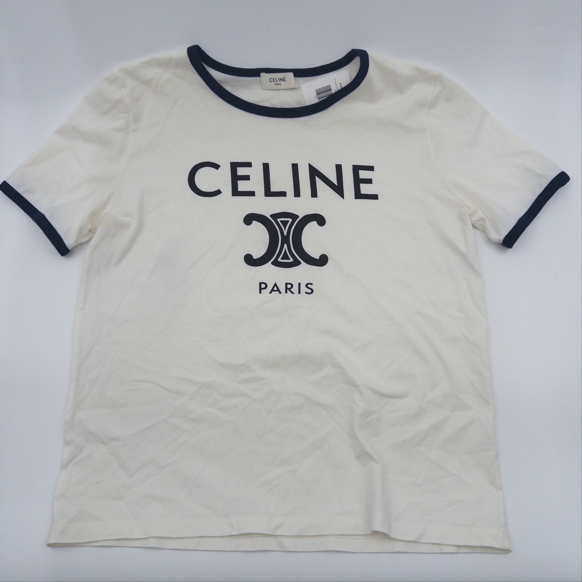 Pre-Owned White Cotton T-Shirt (S)