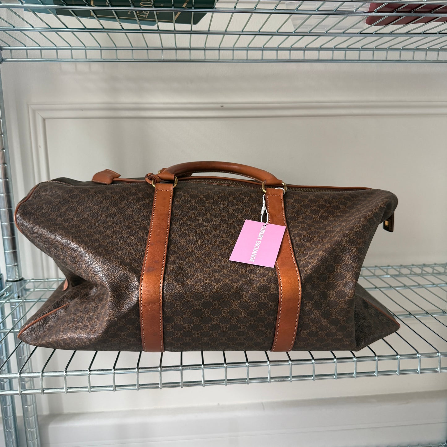 Pre-Owned Brown Macadam Canvas Keepall 50