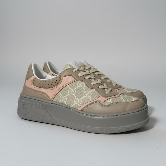 Grey/Pink Trainers UK5