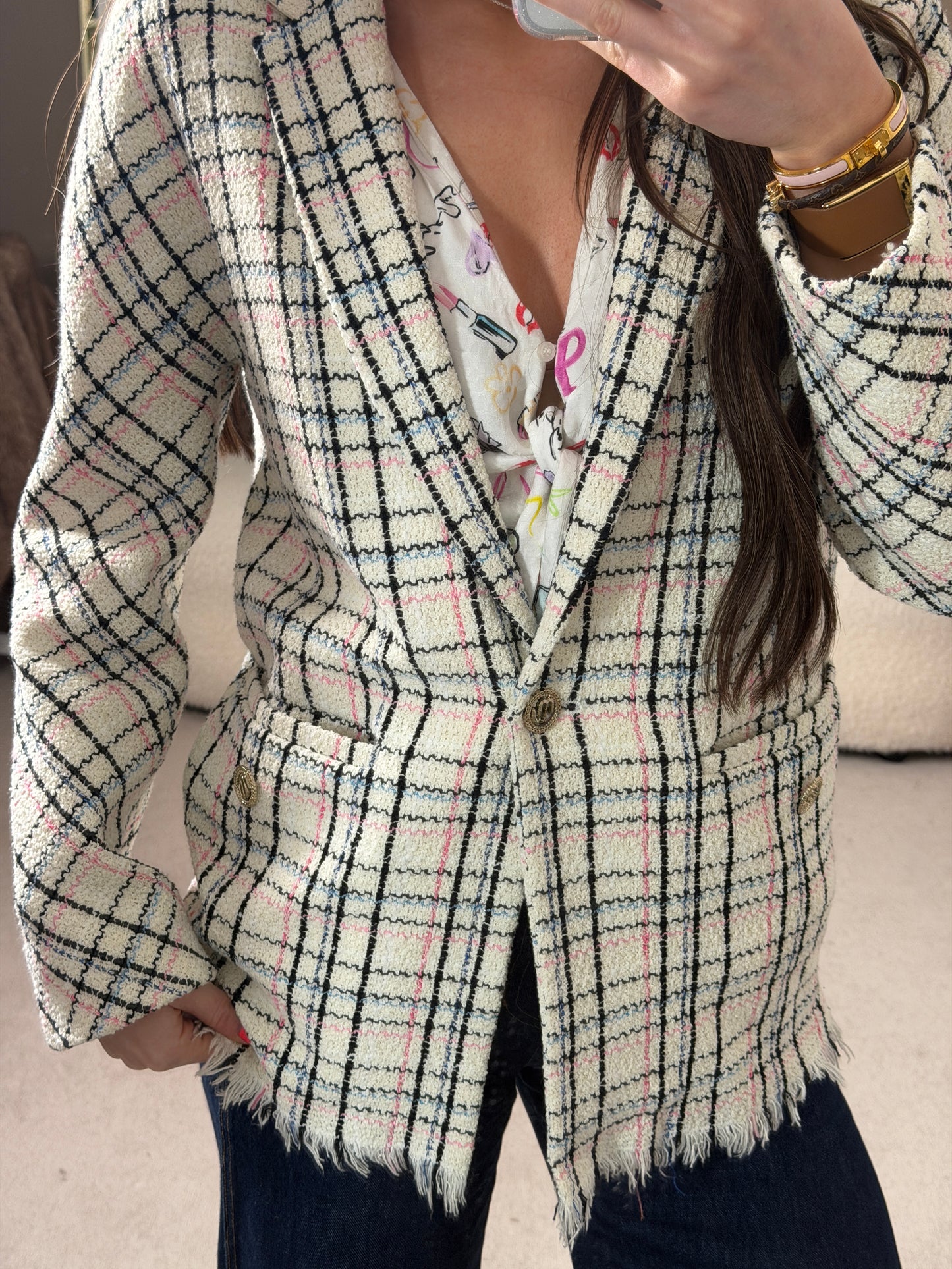 Tweed Blazer UK8