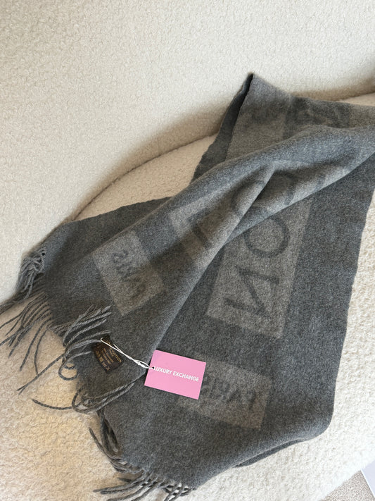 Grey Wool Scarf