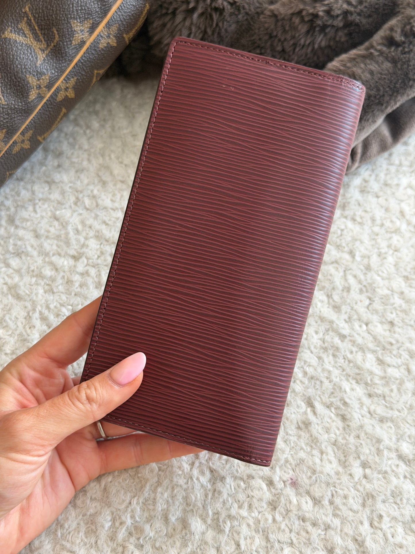 Pre-Owned Bordaux Epileather Organiser